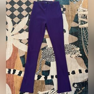 Size S Zara Vibrant Purple Flare Pants